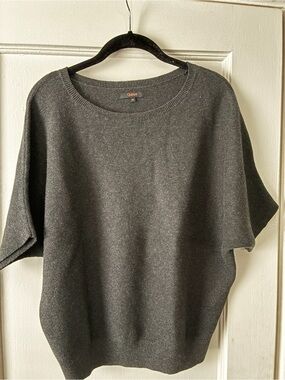 Quince 
Lightweight Cotton Cashmere Link-Stitch Dolman Sweater